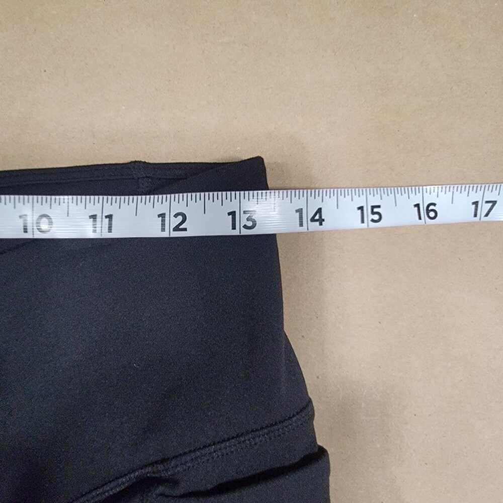 Pureluxe Size S Black Low-Rise Crossover Flare Legging - Picture 7 of 14